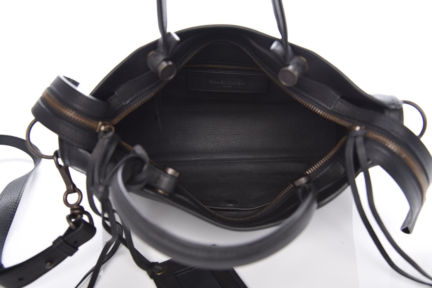 Veau Soyeux Perforated Blackout Hardware S City Black
