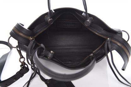 Balenciaga Veau Soyeux Perforated Blackout Hardware S City Black 5 of 12