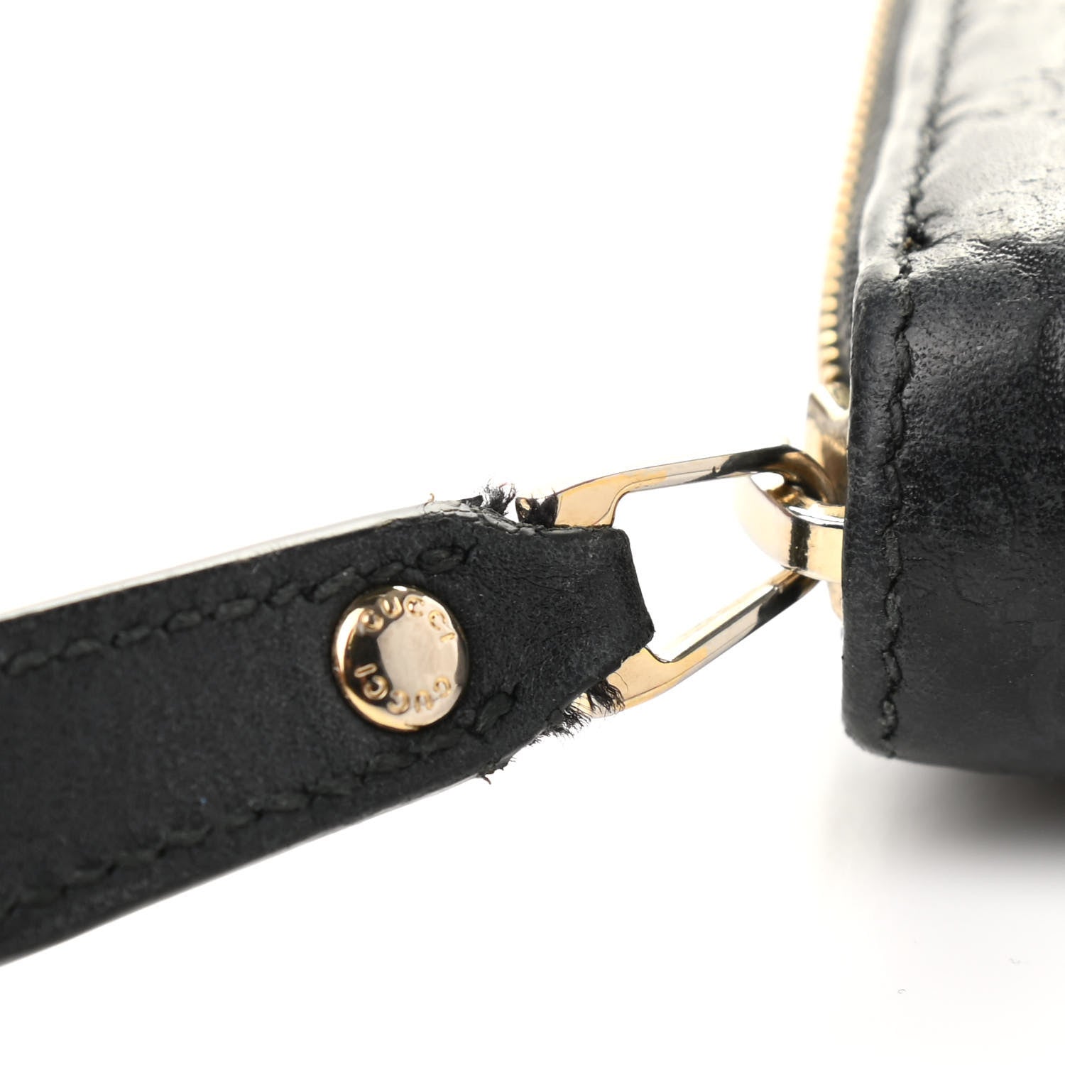 Gucci Microguccissima Zip Around Wallet Black 13 of 14