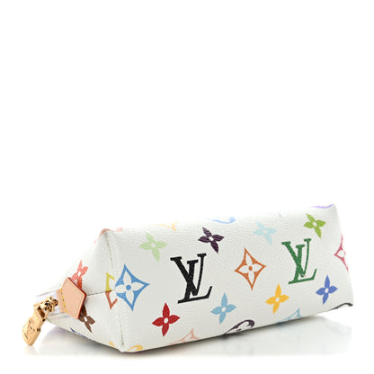 Louis Vuitton LV x TM Monogram Multicolor Cosmetic Pouch PM White 4 of 8