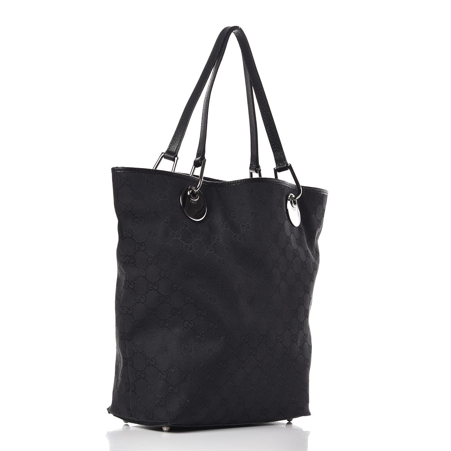 Gucci Monogram Small Eclipse Tote Black 3 of 14