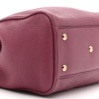 Gucci Pebbled Calfskin Small Soho Shoulder Bag Peonia Flower 10 of 11