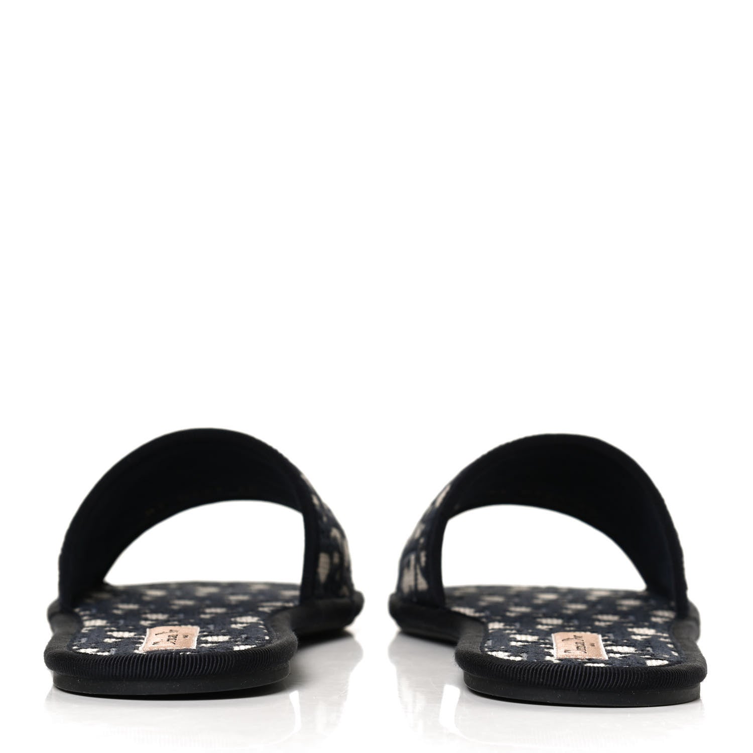 Christian Dior Velvet Oblique Chez Moi Sandal 40 Deep Blue 6 of 12