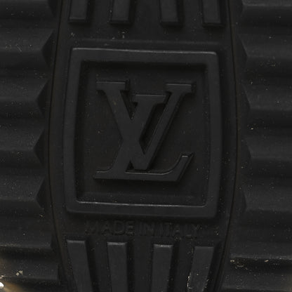 Louis Vuitton Suede Monogram Run Away Sneakers 37 Black 7 of 8