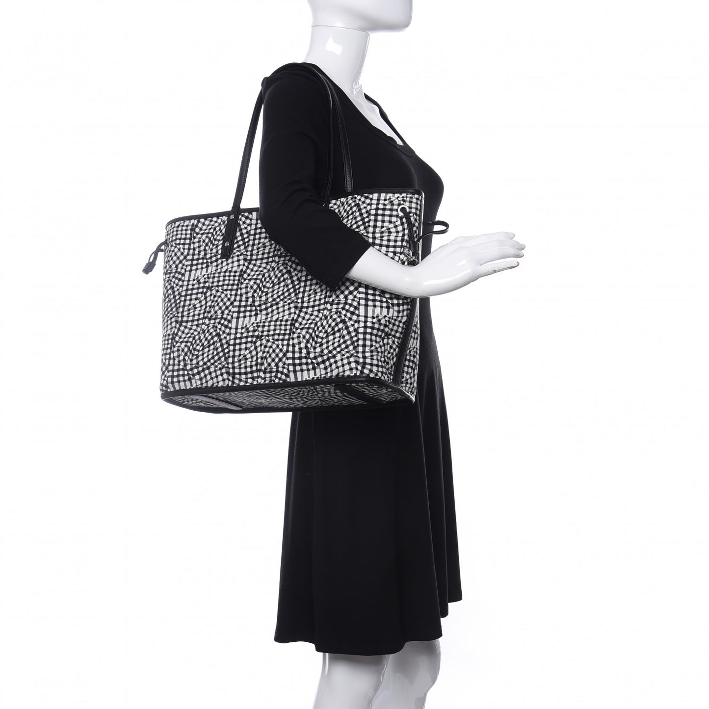 Visetos Medium Project Reversible Shopper Tote Black
