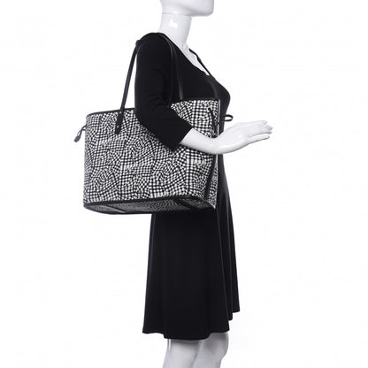 MCM Visetos Medium Project Reversible Shopper Tote Black 2 of 14