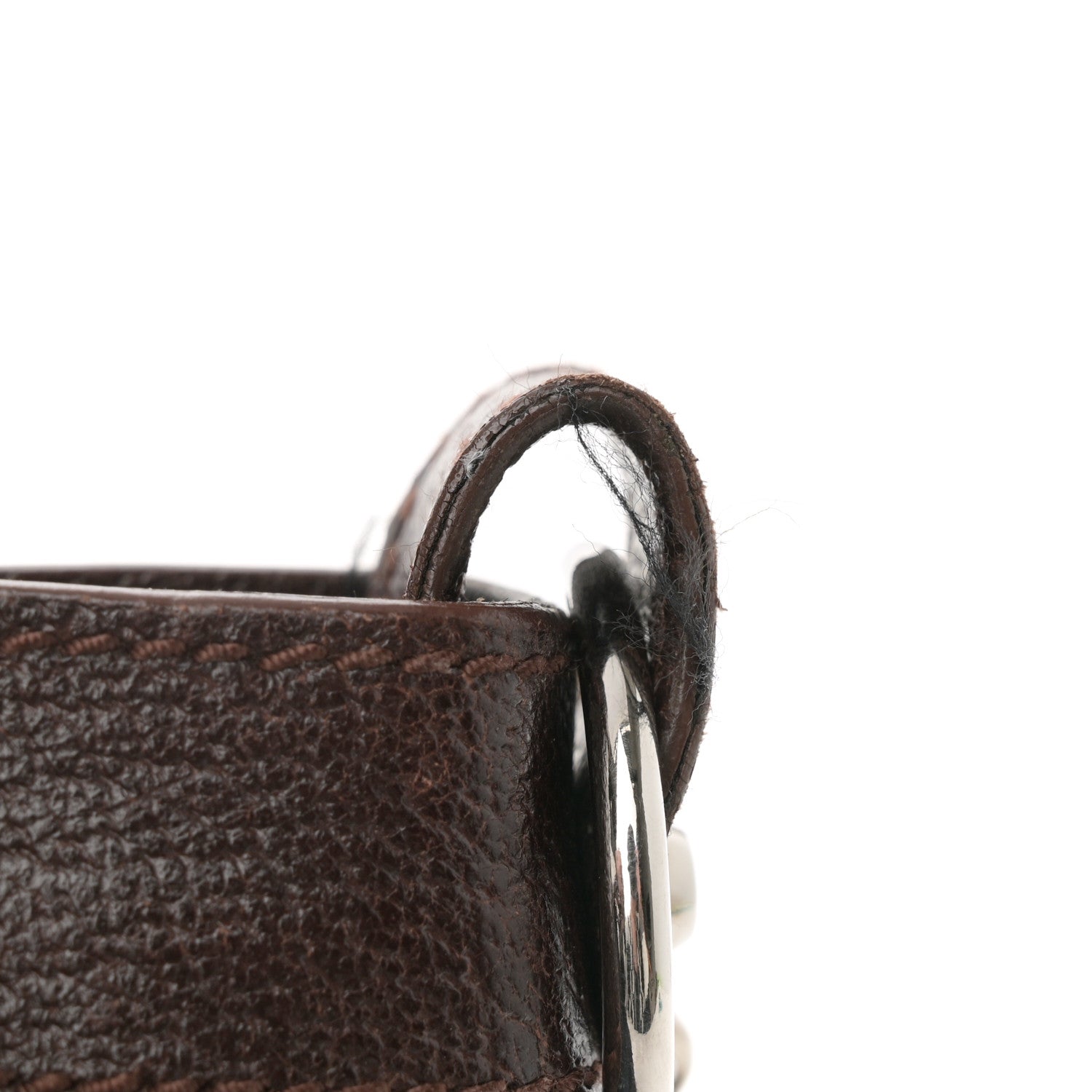 Balenciaga Denim Pigskin Classic Silver Hardware First Chocolate 11 of 12