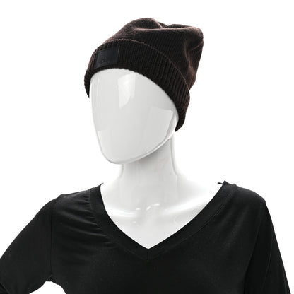 Christian Dior Wool Knit Beanie Dark Brown 2 of 5