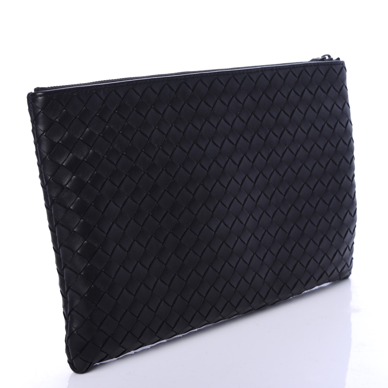 Bottega Veneta Nappa Intrecciato Medium Zip Pouch Black 3 of 7