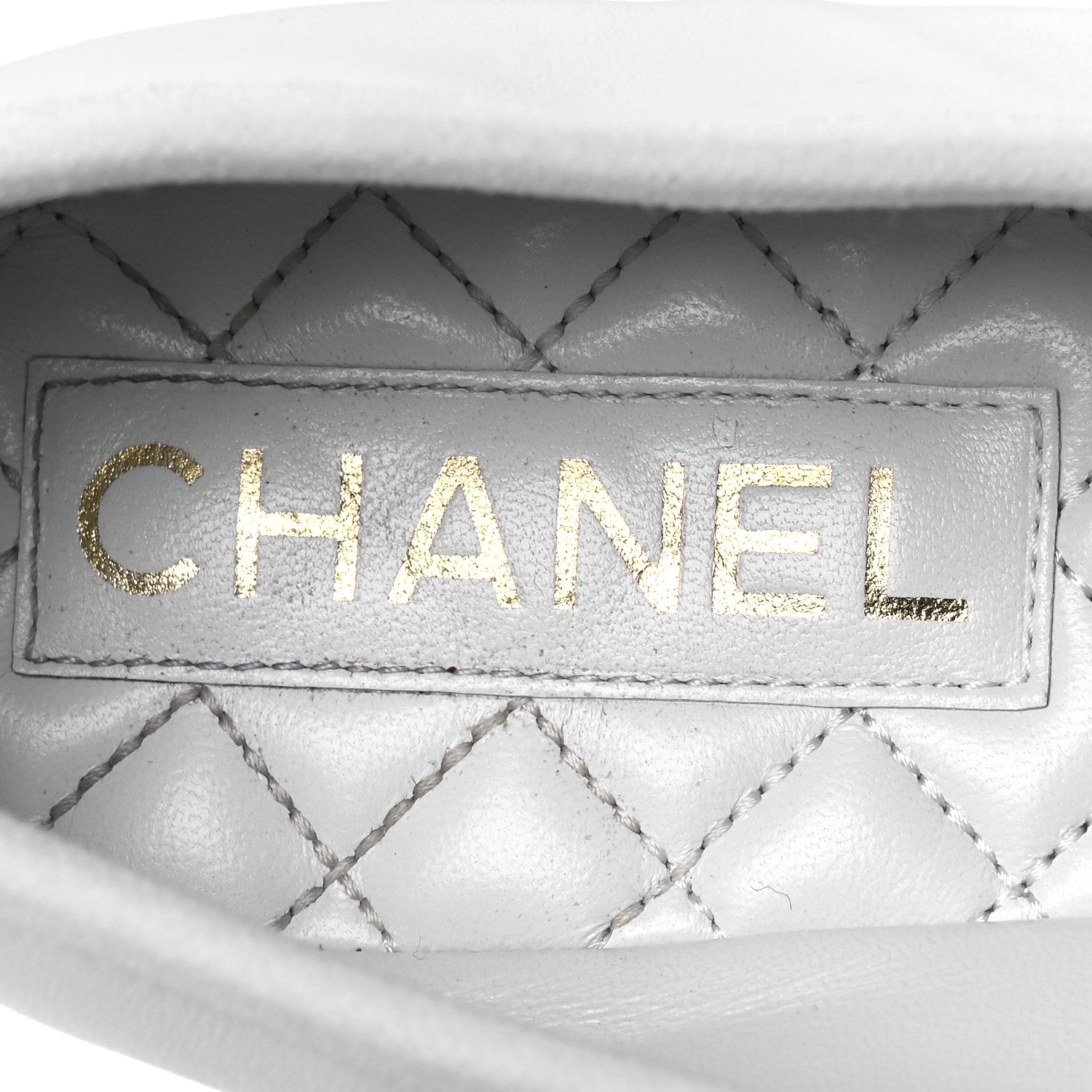 Chanel Lambskin Mary Jane Flats 37 White 9 of 13