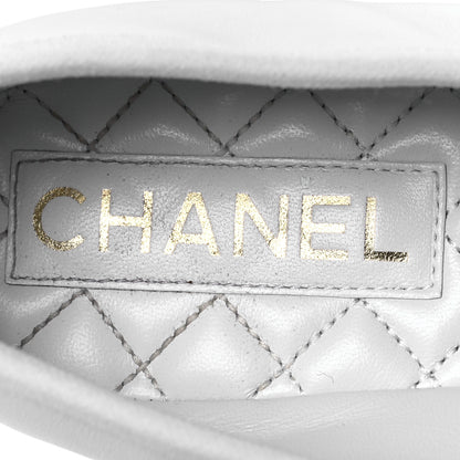 Chanel Lambskin Mary Jane Flats 37 White 9 of 13