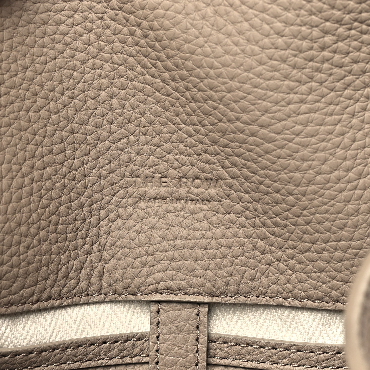 The Row Matte Grained Calfskin Soft Margaux 15 Dark Taupe 6 of 8