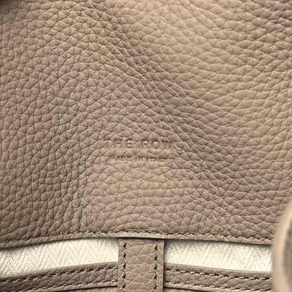 The Row Matte Grained Calfskin Soft Margaux 15 Dark Taupe 6 of 8