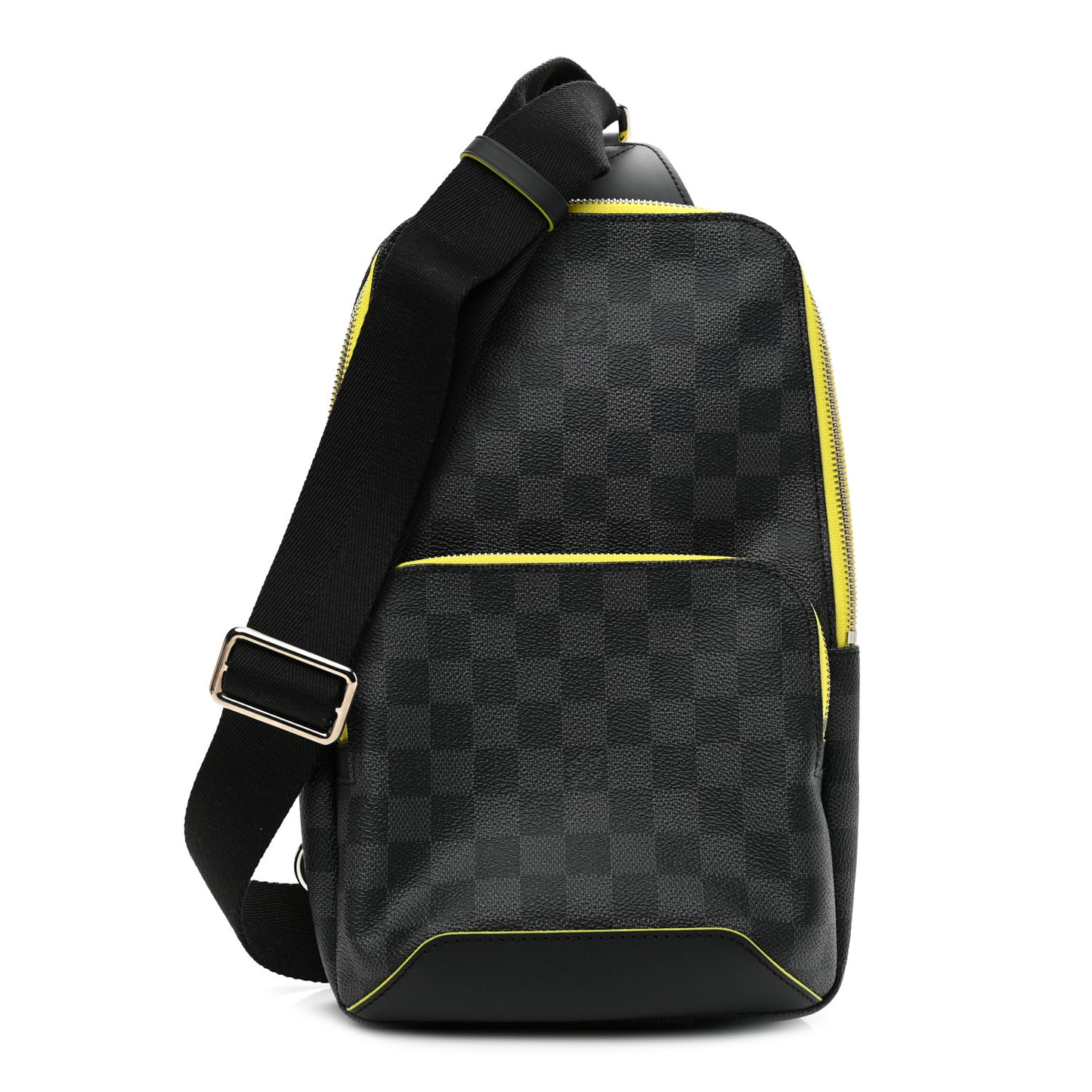 Damier Graphite Avenue Sling Backpack Yellow
