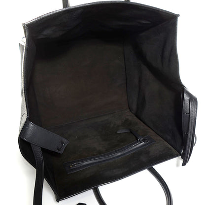 Celine Supple Calfskin Medium Phantom Luggage Black 5 of 8