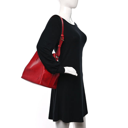 Louis Vuitton Epi Petit Noe Castillan Red 2 of 13