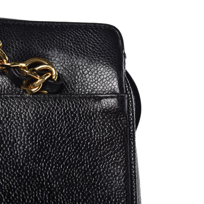 Chanel Caviar CC Shoulder Bag Black 10 of 10