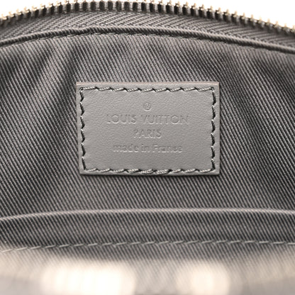Louis Vuitton Grained Calfskin Aerogram City Keepall Gris 6 of 11