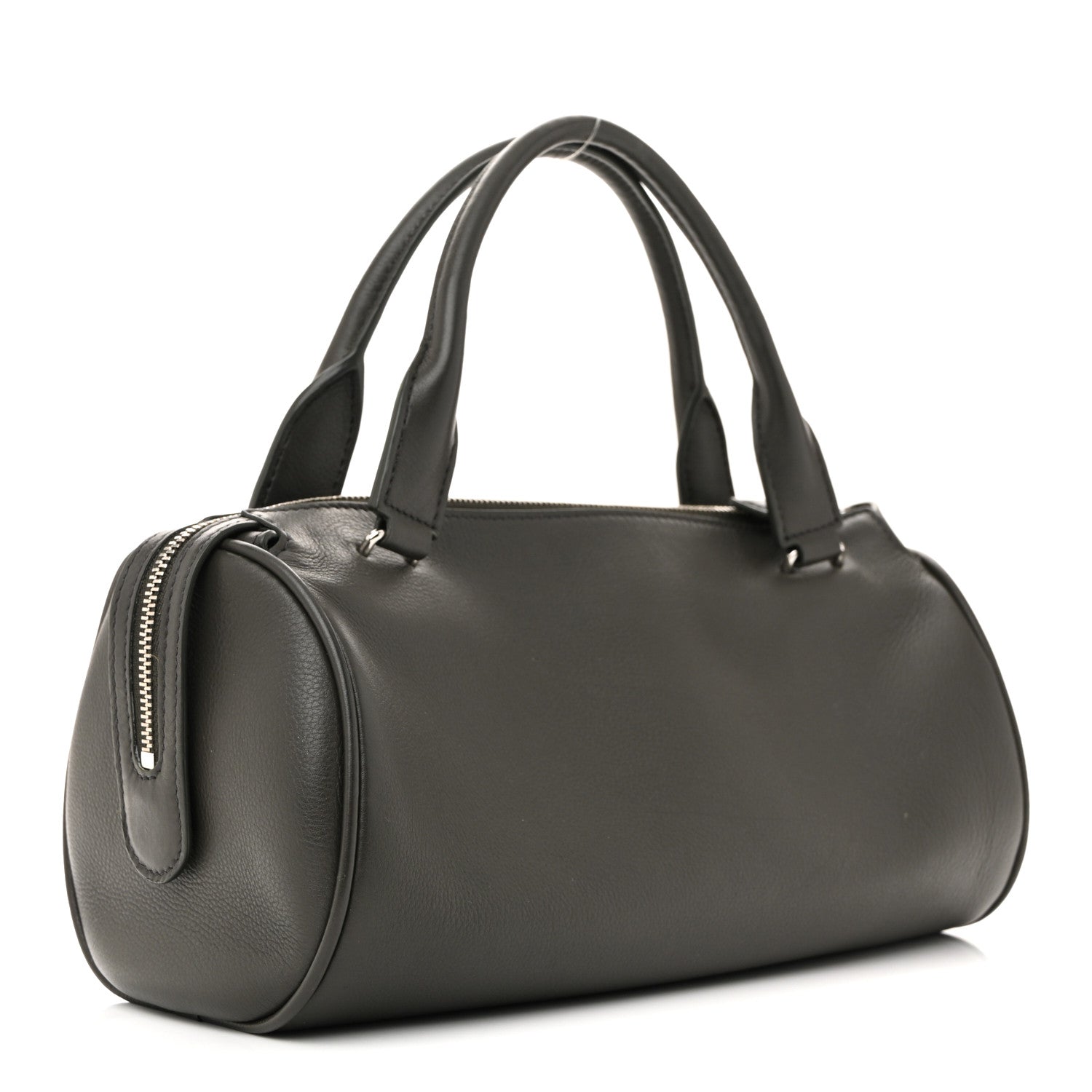 The Row Grained Saddle Calfskin Edith Bag Elephant 3 of 9