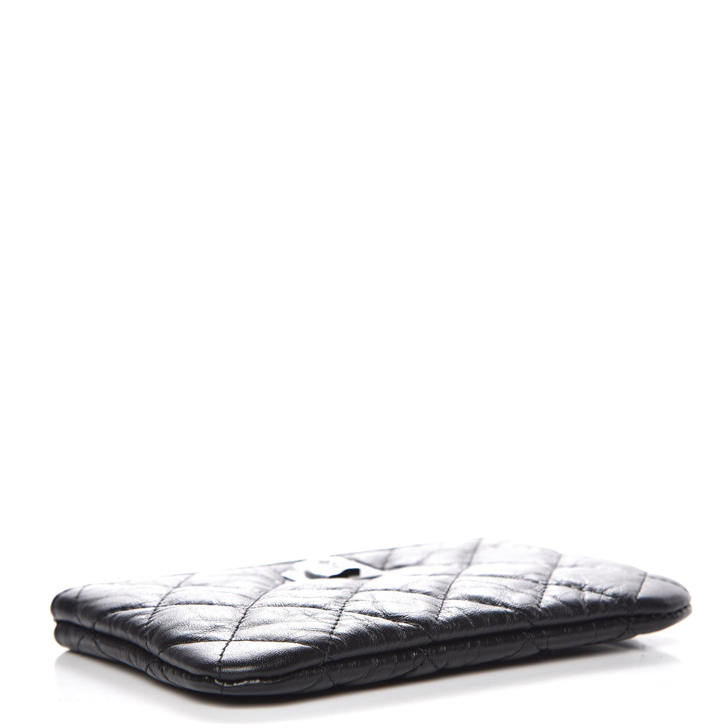 Chanel Aged Calfskin Quilted Small Reissue Cosmetic Case So Black 4 of 8