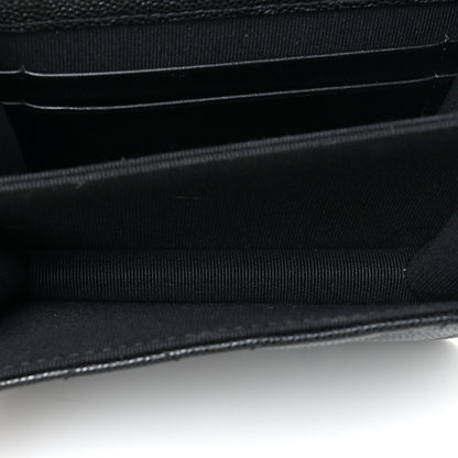 Chanel Caviar Quilted Pick Me Up Clutch With Chain Black 5 of 17