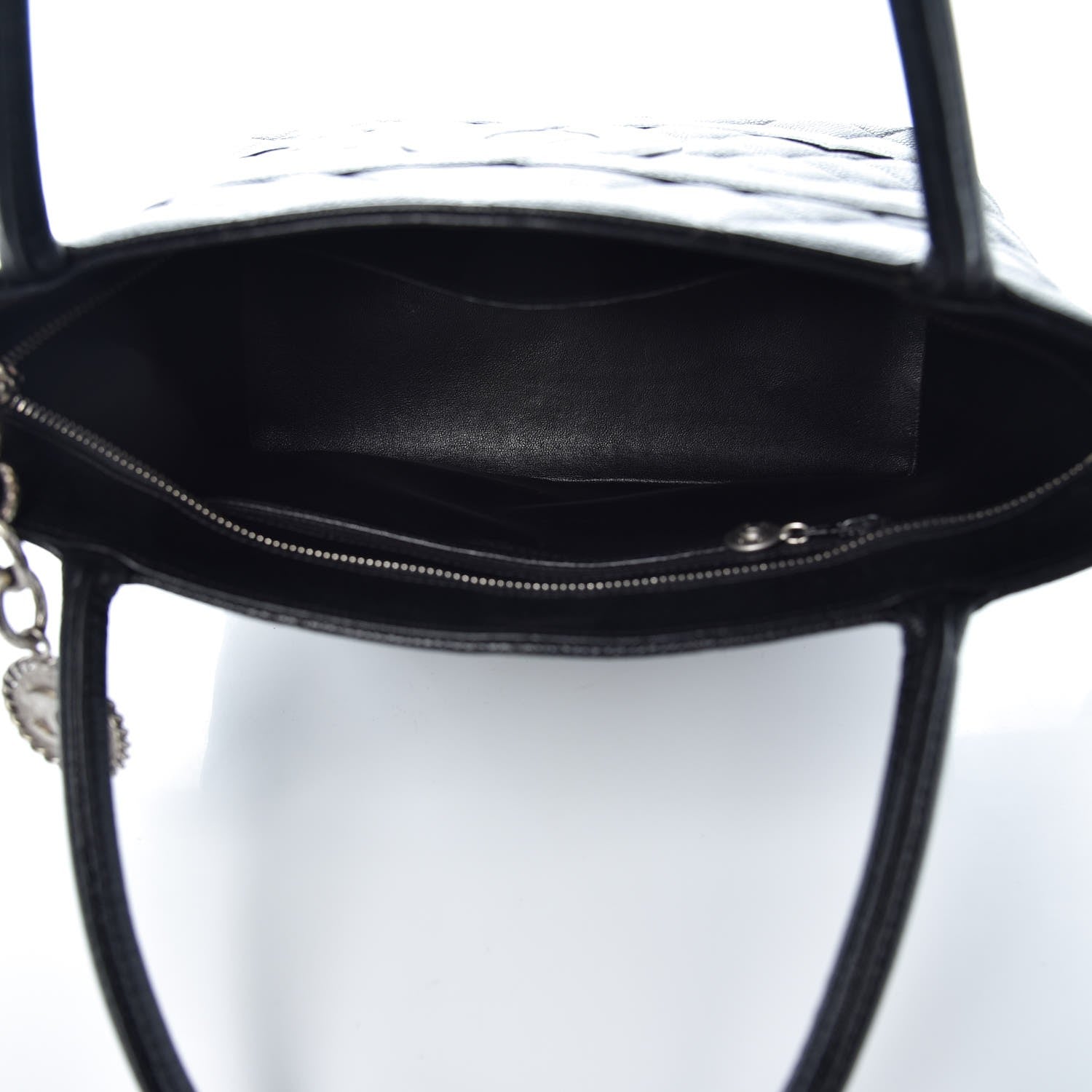 Chanel Caviar Quilted Medallion Tote Black 5 of 7