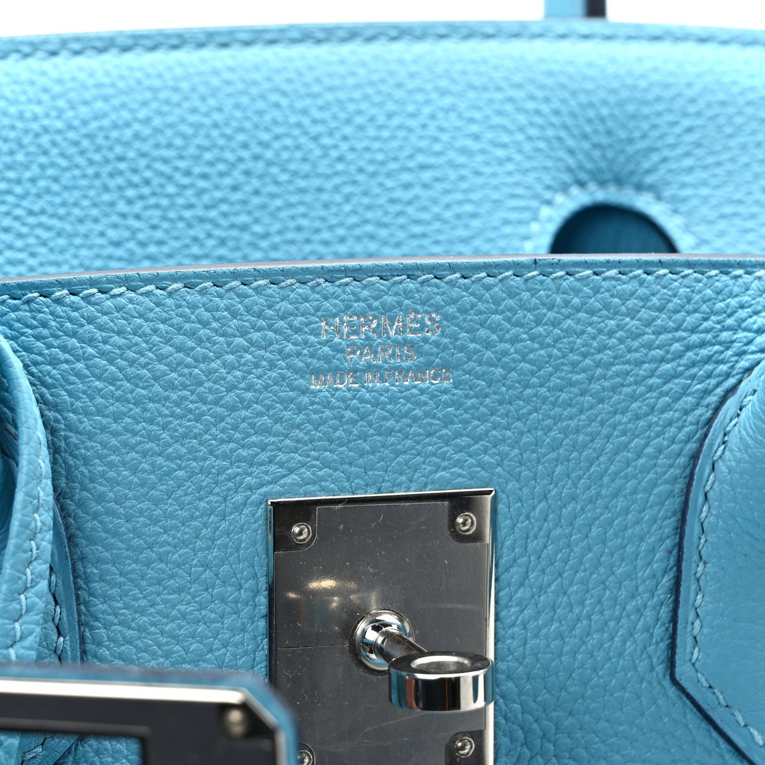 Hermes Togo Birkin 30 Blue Du Nord 6 of 14