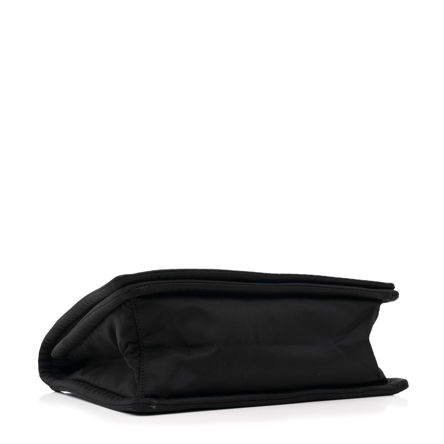 Prada Nylon Tessuto Chain Shoulder Bag Black 4 of 10