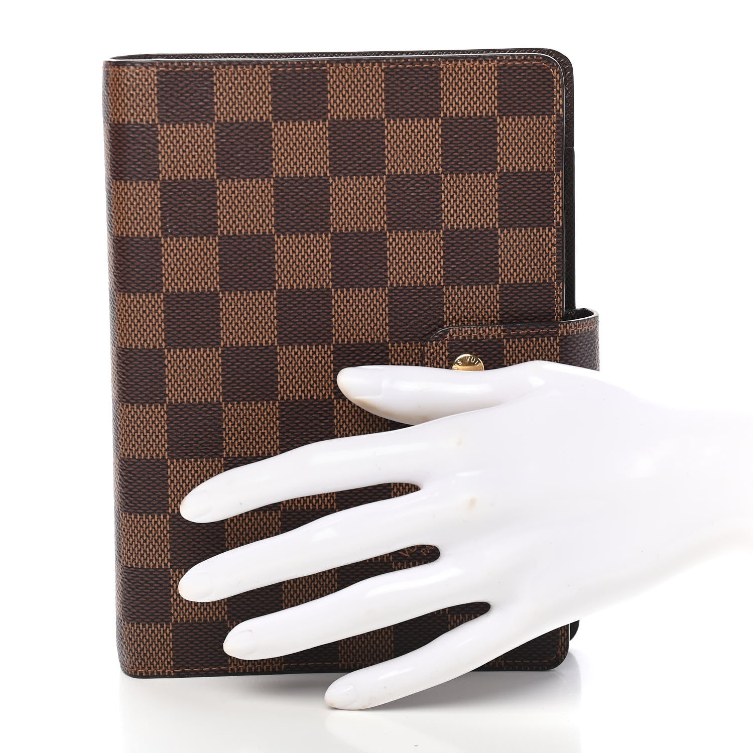 Louis Vuitton Damier Ebene Medium Ring Agenda Cover 2 of 6