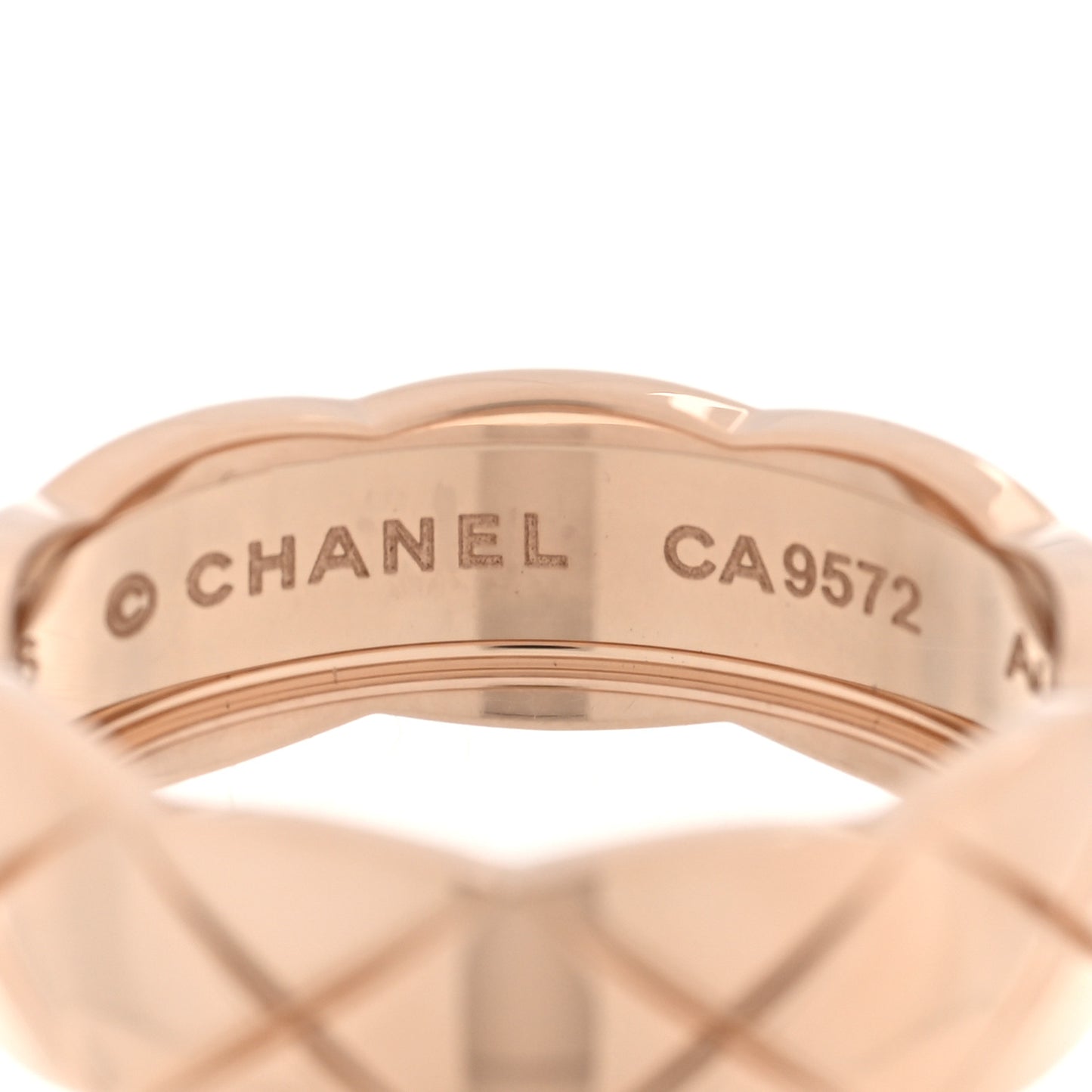 18K Beige Gold Small Coco Crush Ring 56 7.5