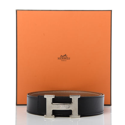 Hermes Box Togo 32mm H Belt 85 Black Gold 4 of 4