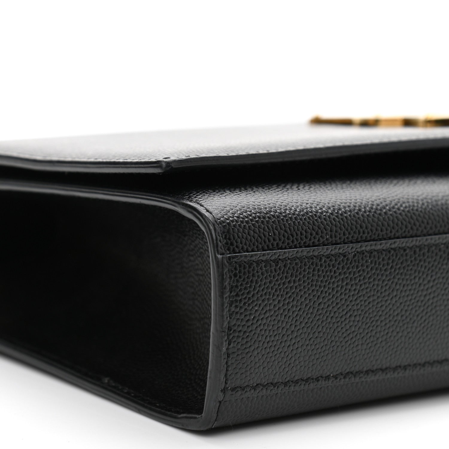 Saint Laurent Grain De Poudre Medium Classic Monogram Kate Satchel Black 9 of 10