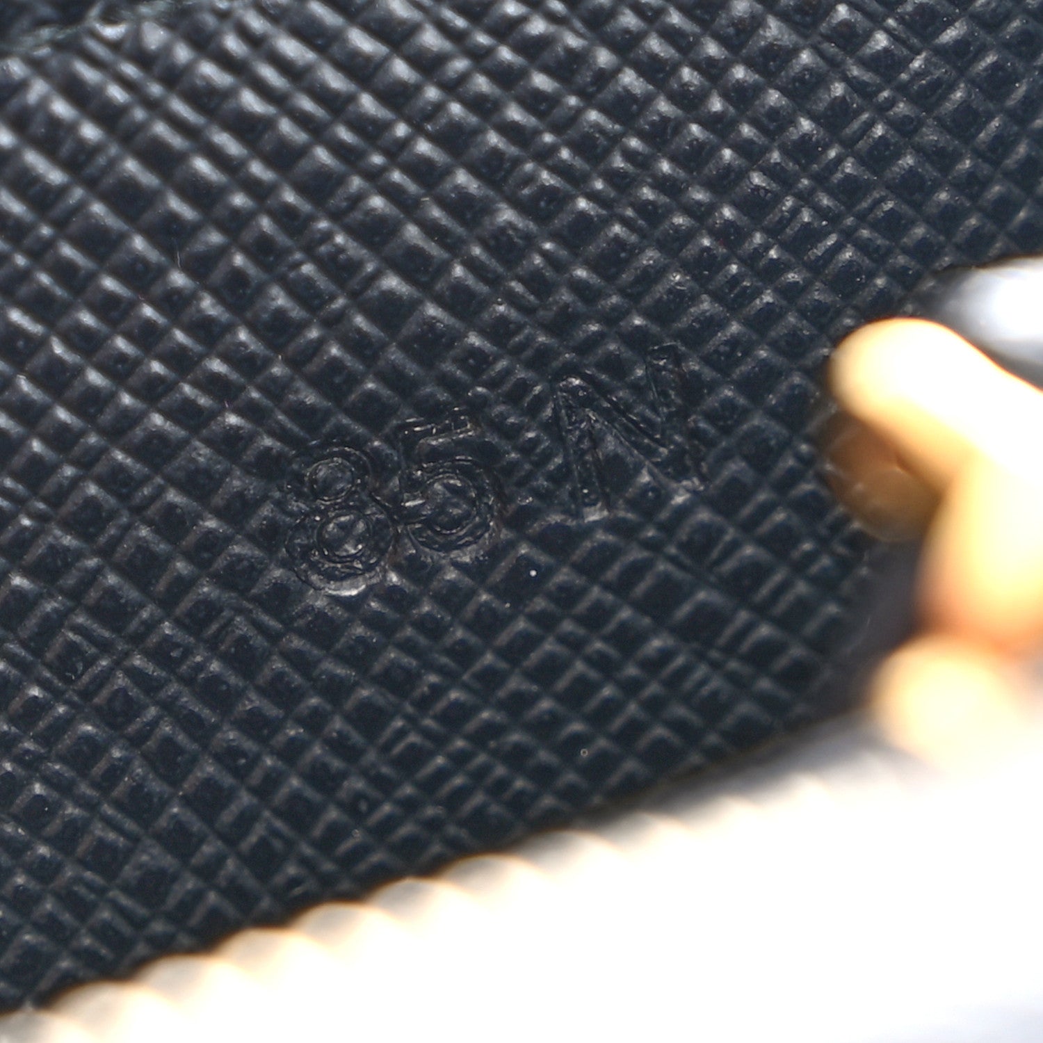 Prada Saffiano Metal Wristlet Wallet Black 7 of 13