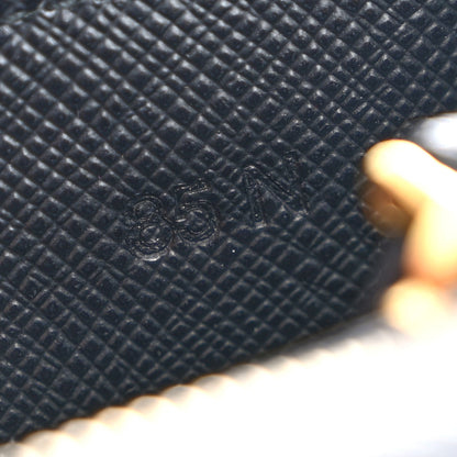 Prada Saffiano Metal Wristlet Wallet Black 7 of 13