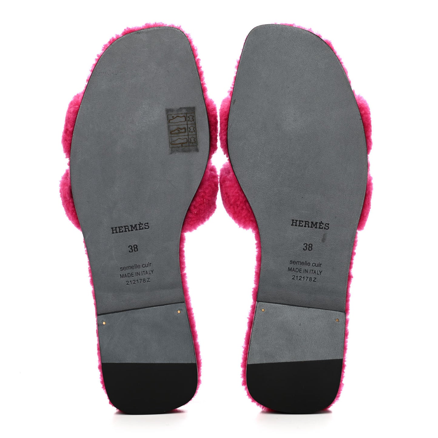 Woolskin Oran Sandals 38 Rose Fuchsia
