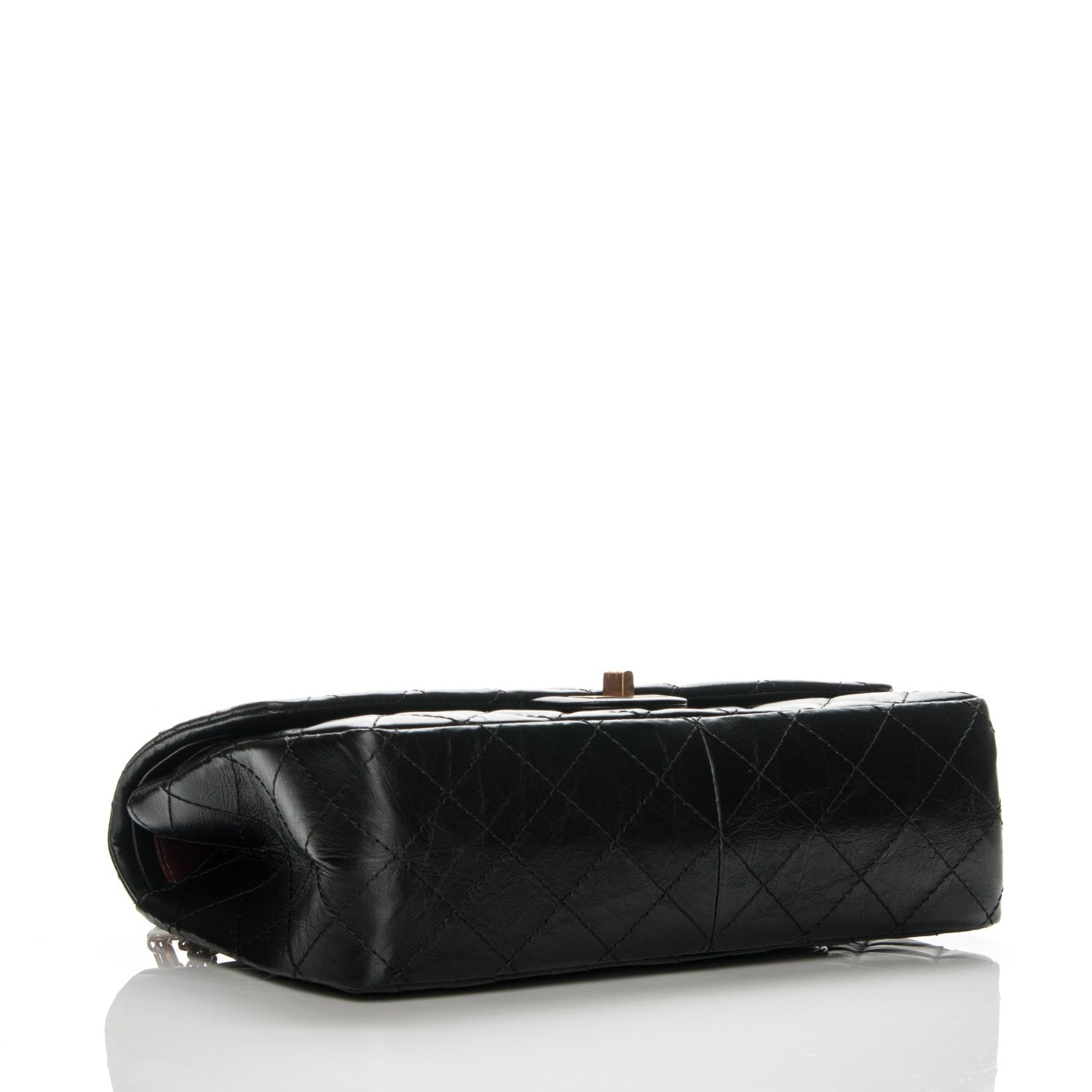 Chanel Aged Calfskin Quilted 2.55 Reissue 226 Flap Black 4 of 7