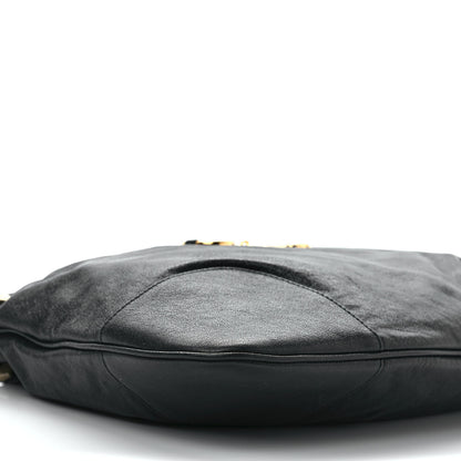 Gucci Sakai Calfskin Horsebit 1955 Cinch Top Messenger Bag Black 8 of 9