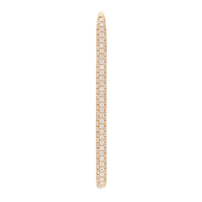 Anita Ko 18K Rose Gold Diamond Paper Clip Earring 3 of 5