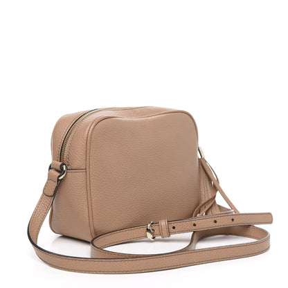 Gucci Pebbled Calfskin Small Soho Disco Bag Rose Beige 2 of 10