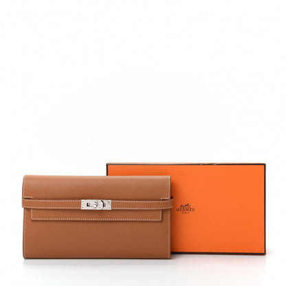 Hermes Epsom Kelly Longue Wallet Gold 8 of 8