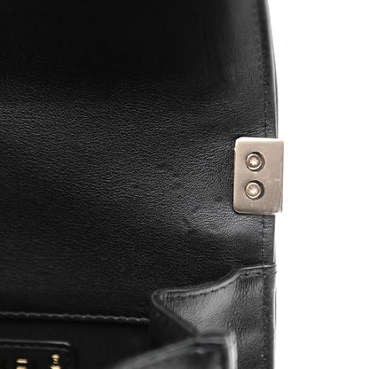 Chanel Calfskin Quilted North South Boy Flap Black 11 of 12