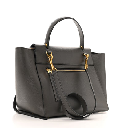 Celine Grained Calfskin Mini Belt Bag Grey 3 of 13