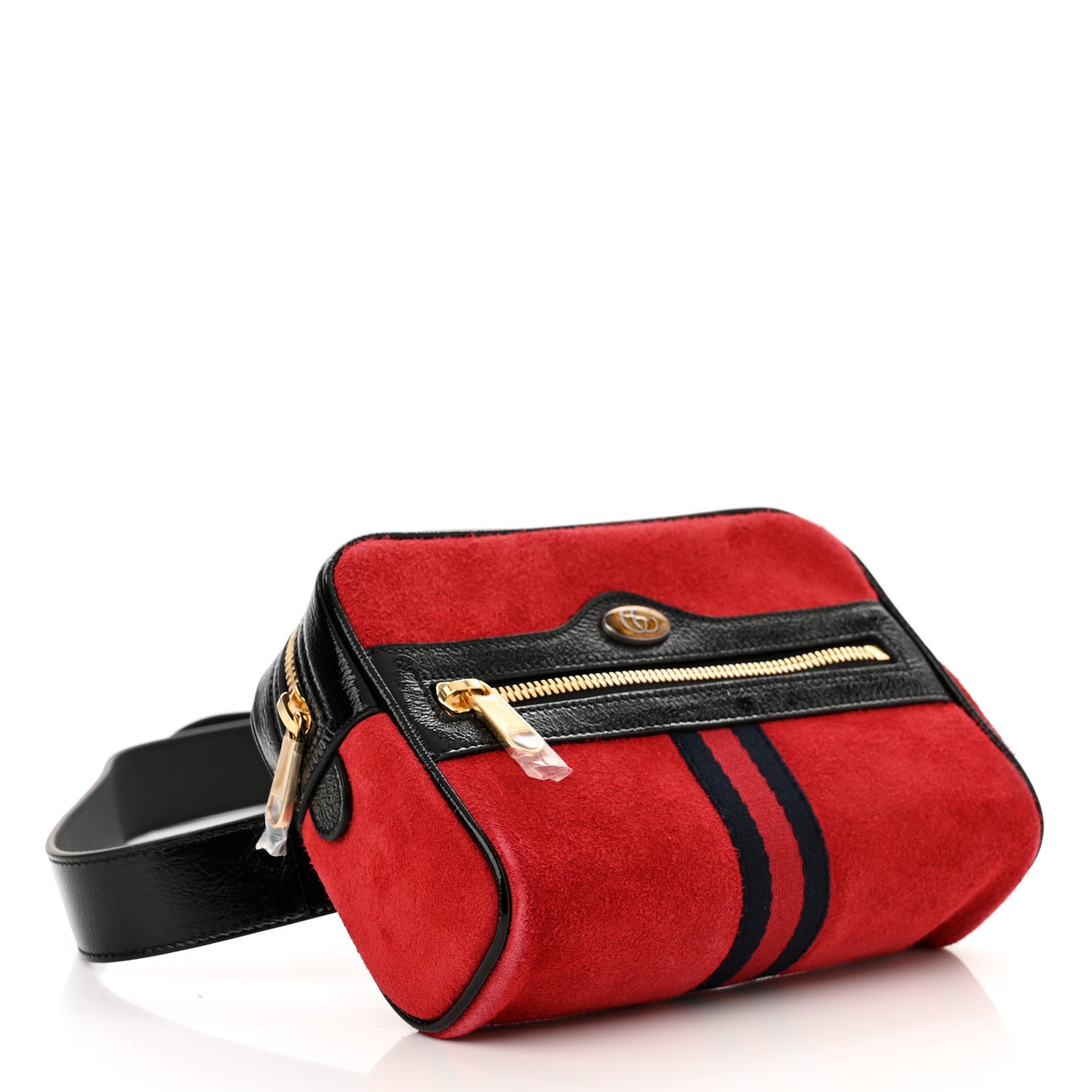 Suede Small Ophidia Belt Bag 85 34 Hibiscus Red
