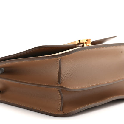 Burberry Calfskin Monogram Embossed Small TB Bag Light Camel 7 of 8