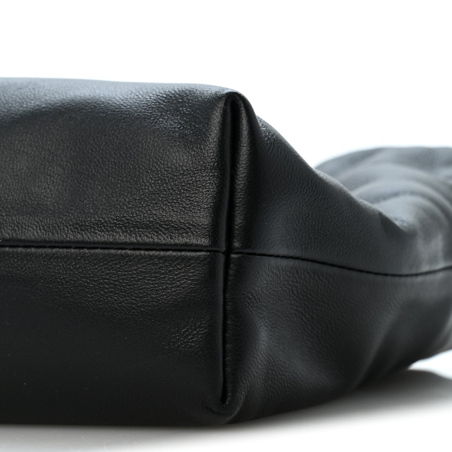 Lambskin Mini Icons Bucket Bag Black