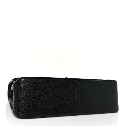 Chanel Caviar Quilted Jumbo Double Flap Black 4 of 9