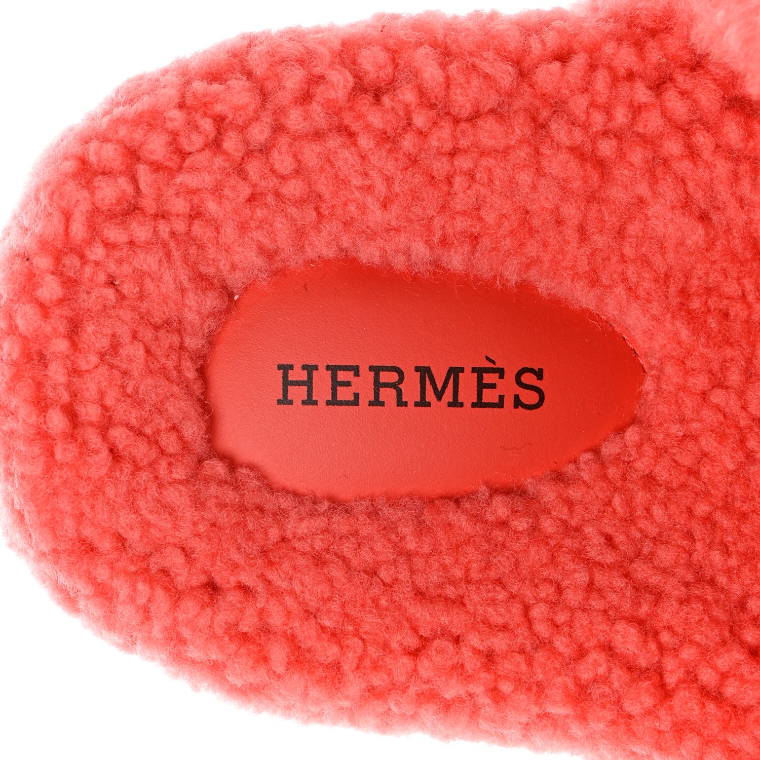 Hermes Woolskin Womens Chypre Sandals 40 Rose Du Desert 7 of 9