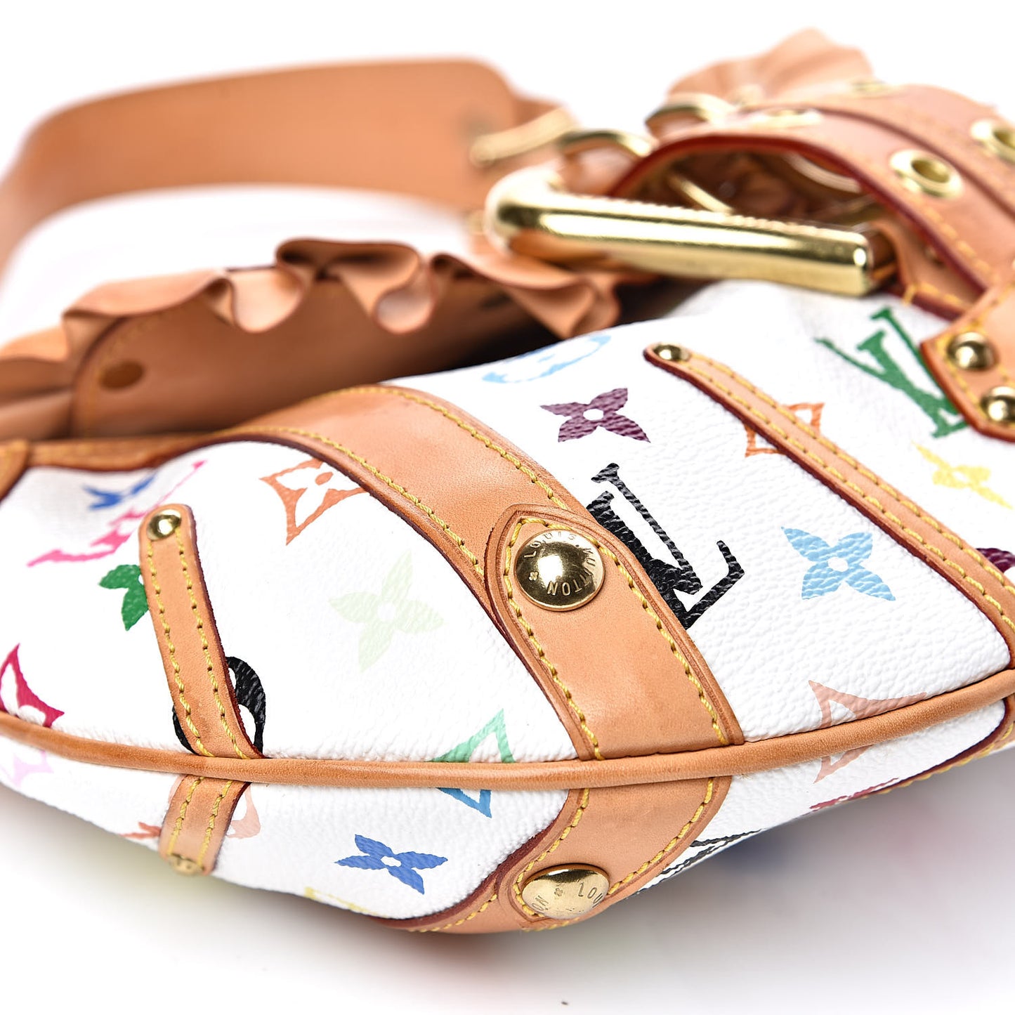 Monogram Multicolor Leonor White