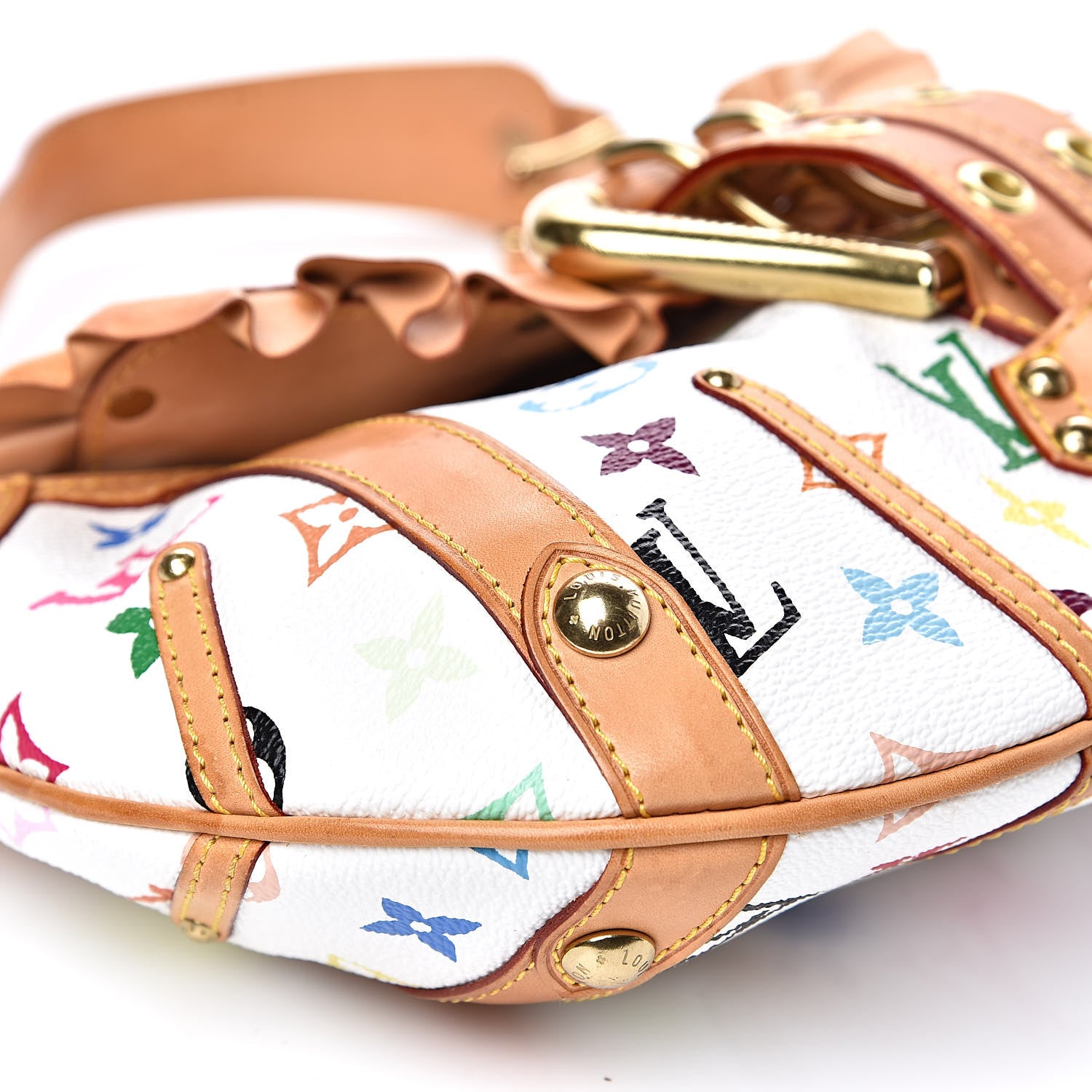 Louis Vuitton Monogram Multicolor Leonor White 8 of 16