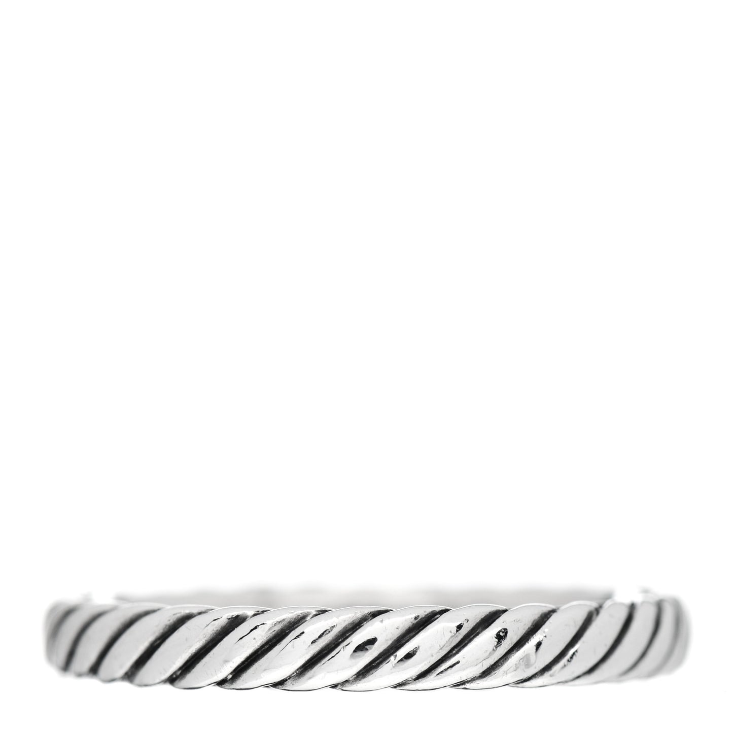 Sterling Silver Cable Classics Band Ring 52 6
